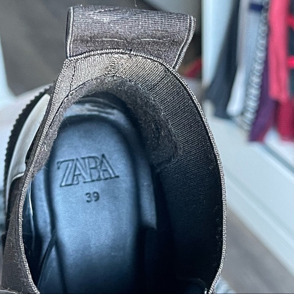 Zara low heel lug sole ankle boot - Picture 14 of 14